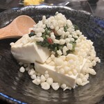 大衆酒場 絆 - ｵﾘｼﾞﾅﾙ冷奴(ﾆﾗ麹、揚げ玉追加)