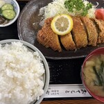 とんかつ亭有家 - どさん娘とんかつ定食(￥1,350)