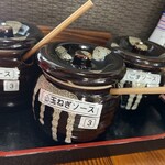 とんかつ亭有家 - 三種の神器