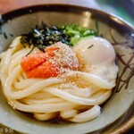 ヨコクラうどん - 皆んな大好き温玉明太ぶっ掛け