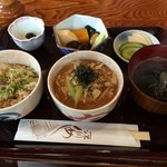 Fukagawa Juku - ぶっかけミニ丼、炊き込みミニ丼、デザートセット