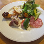 GRAND DELI - コースの前菜は「季節野菜のイタリア前菜」です。