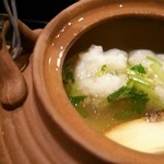 みつ林 - 5000円コースの土瓶蒸し 松茸と鱧
                                