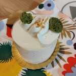 アッサンブラージュ カキモト - ☆Z E N⭐️塩芳軒さんあんことのコラボ☆優しいケーキ♡