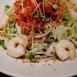 田燕 まるかく三 - 海老と海老油の麺