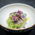 三和 - イワシと大葉の冷製パスタ