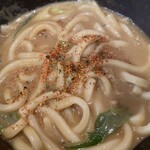 カレーうどん 富貴堂 - 富貴堂カレーうどんに七味