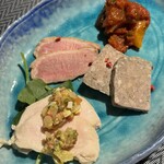 和食フレンチ新宿松 - 追加のパテドカンパーニュ盛合せ