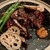 ゆったり 炙ジビエとワイン 炭然 - 料理写真:☆熊肉炭火焼き♫