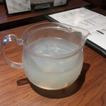 日本酒バルかぐら - ・「お通し しじみ汁飲み放題(¥550)」