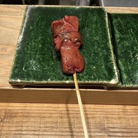 銀座 希鳥 - レバーは焼き加減が絶妙