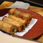 鮨 富かわ - 太刀魚のバウムクーヘン