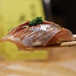 鮨 富かわ - ［握り］アジ