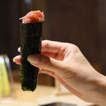 鮨 富かわ - トロタク巻き