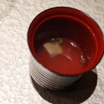 鮨 富かわ - 留椀 あら汁