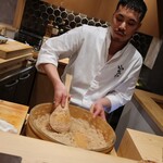 鮨 富かわ - シャリ