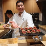 鮨 富かわ - マグロッシーニ