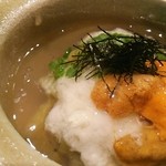 みつ林 - 5000円コースの焼きナスのゆばとろろ餡掛け