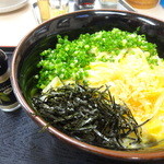 手打うどん くうかい - バター釜玉（黒胡椒をアクセントに）