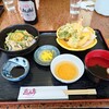 魚山亭 - 2025年５月　イカの漬け丼天ぷらセット