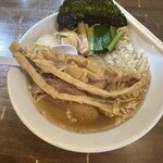 自家製麺こうじ - 柔らか美味しい穂先メンマ3本入ってました