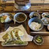 囲炉裏料理わ - 小鮎の天ぷらメインのセット