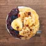 fruitstand andy - ブルーベリーミルク＆バナナカラメル(真上から)