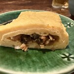 うなぎの魚伊 本店 - 食べかけ鰻巻き