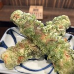 炭火焼和めし処 しんぱち食堂 - 別盛りの磯部ちくわ天❗️