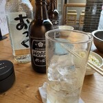 大衆食堂みゆき - ボトルをホッピーで♪