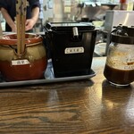 長浜らーめん - 卓上調味料❗️