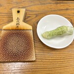 わさび園　かどや - 鮫皮おろしとわさび