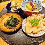 日本酒食堂 吟乃灯 - お酒のあて盛り合わせ