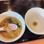 幸楽苑 - つけ汁+スープ割