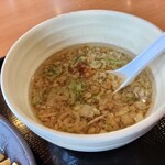 幸楽苑 - 背脂入りつけ汁