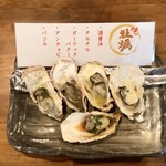 海然・鳥然 - 焼き牡蠣盛り