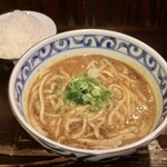 アツマル - かれーうどん、小ライス