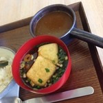 FUMUROYA CAFE　 - 別盛りのカレー＆赤出しのみそ汁