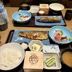 源や - さばの塩焼き御膳