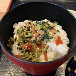 麺匠 やしま - 日替わりランチ（1,000円）
      かやくご飯