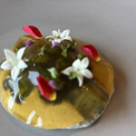 レストラン ヴァリエ - 初めのナスの前菜