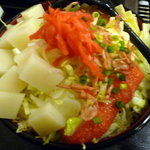 お好み焼き鉄板　栃の実 - 明太もちチーズもんじゃ