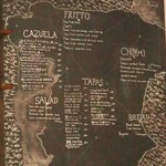 タチカワ　バル - 壁のメニュー