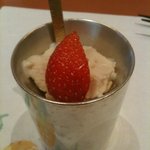 マクロビ割烹ＮＡＫＡ - ランチデザート(豆乳アイス)