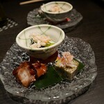 博多 かに福 - ◆前菜（三種盛り）