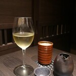 博多 かに福 - ♡白ワイン（私）
