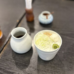 松翁 - 蕎麦のつけ汁セット