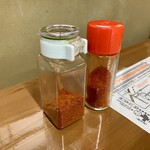 水沢手打ちうどん 三升屋 - 七味 & 一味