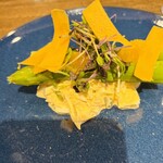 Papier - ズワイガニのタルタル・アスパラ添え