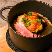 鴨とフォアグラのココット飯